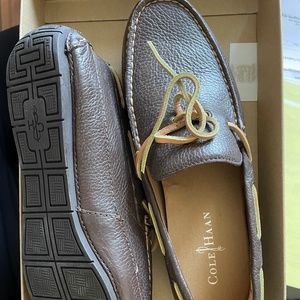 Cole Haan Halsted Camp Moccasin Loafer Brown